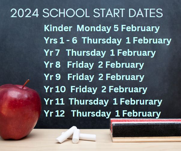 School Return Dates 2024  Image